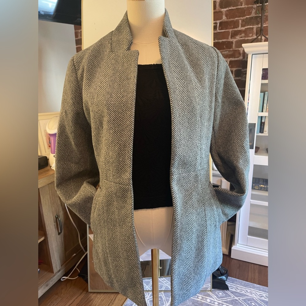 ChouYatou Herringbone Blazer -Sz Small